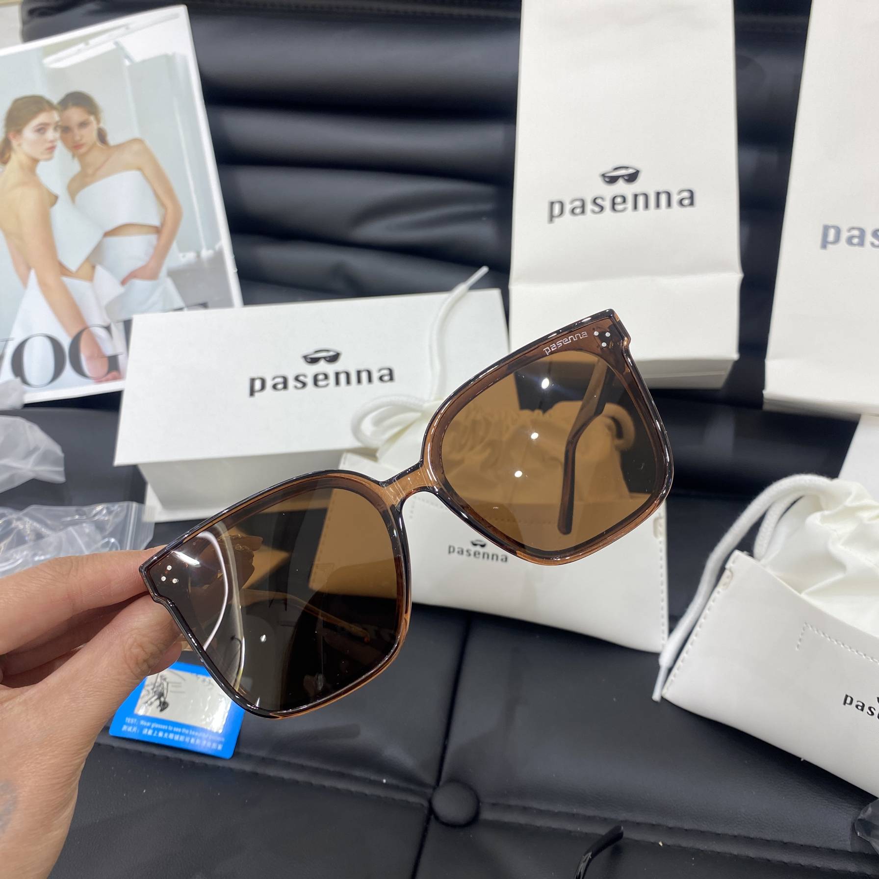 Brand withdrawal cabinet men's and women's same glasses glasses sunglasses polarizer