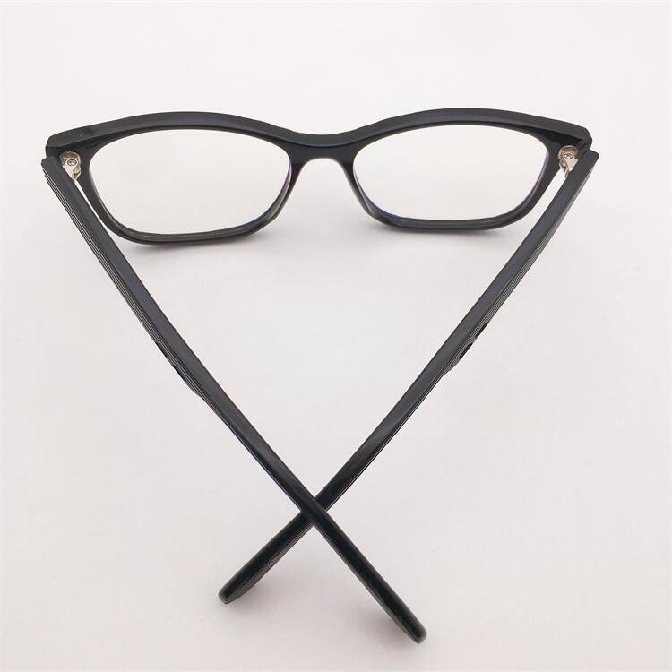 Original single Japanese order black board full -frame striped decorative personality business versatile glasses frame men and women