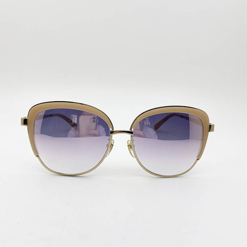 Sample order women's model coating half -frame sunglasses fashion personality sunglasses anti -ultraviolet wicked sunshade shelter