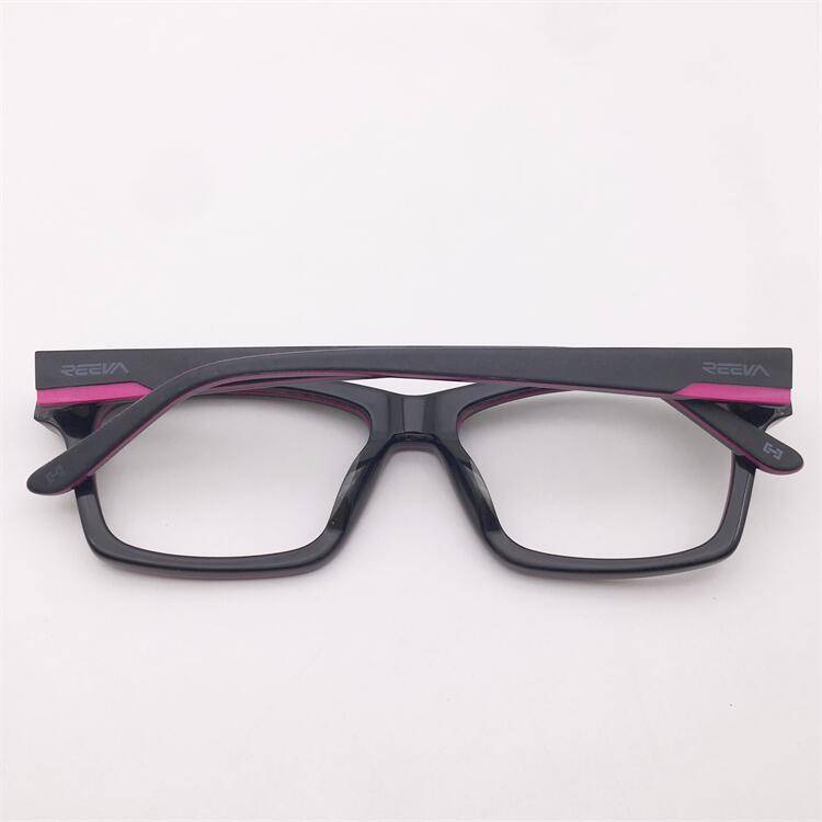 Treasured orphan original single black board full -frame literary temperament personality two -color versatile glasses shelf female
