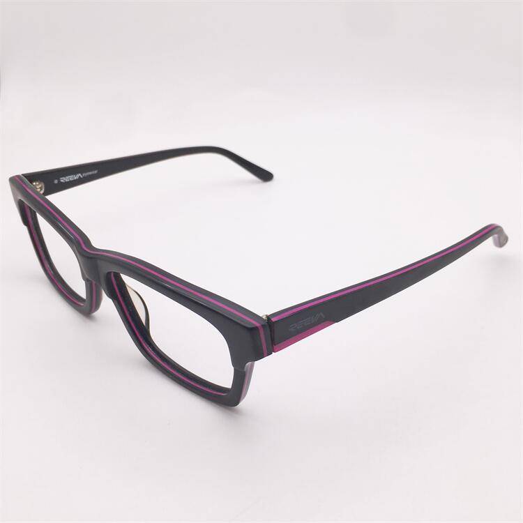 Treasured orphan original single black board full -frame literary temperament personality two -color versatile glasses shelf female
