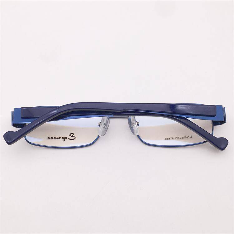 Treasure orphan original single blue alloy full frame board material lens legs business temperament literary glasses rack