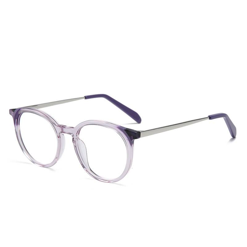 New transparent dual -color board glasses frame ultra -light quality good anti -blue light myopia glasses frame mixed batch manufacturers