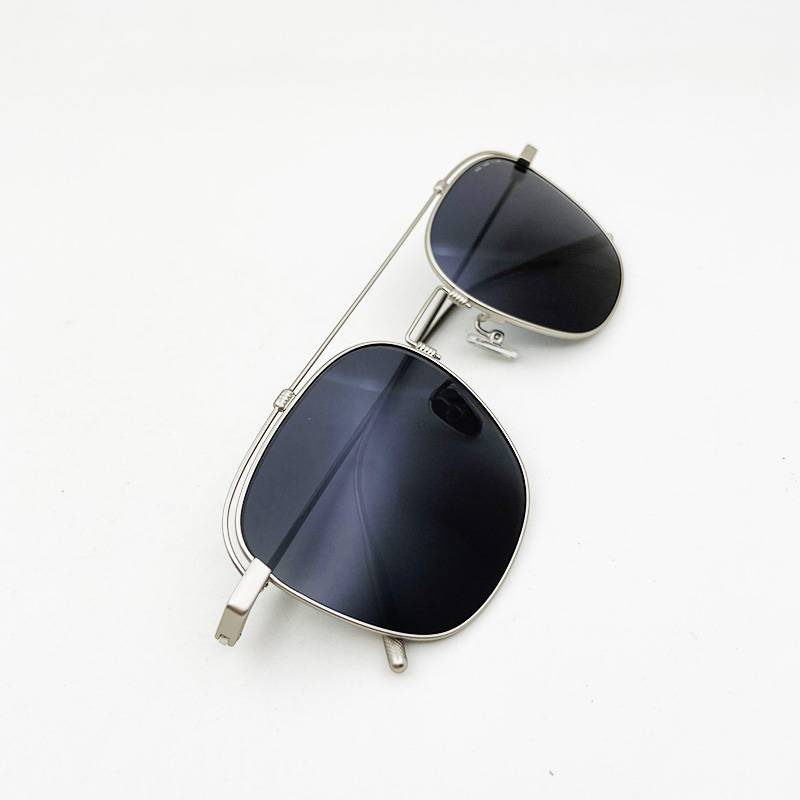 2022 Export men's and women's polarized sunglasses metal frame sunglasses anti -ultraviolet sunshade driving mirror