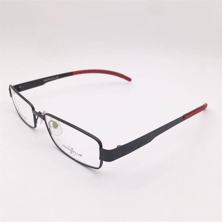 Treasure Orphan Original Single Black Silver ultra -light pure titanium business temperament literary silicone lens glasses rack men and women