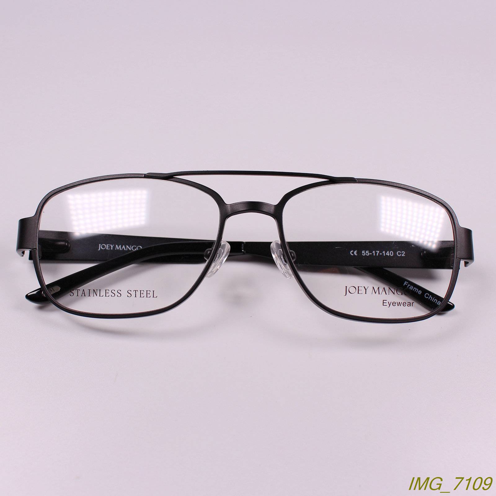 Original single retro double-beam metal myopia glasses frame optical glasses rack 3 color JM-10