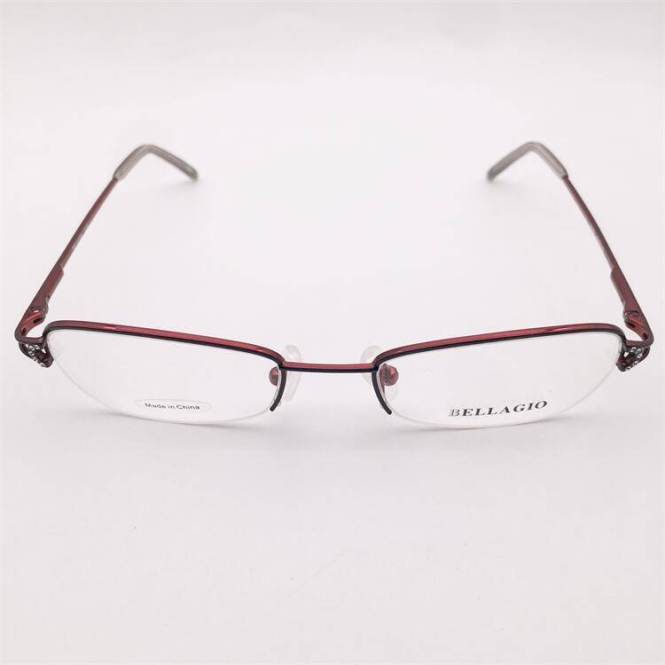 Treasure orphan original single black coffee color ultra -light titanium diamond inlaid spring mirror leg business temperament glasses frame