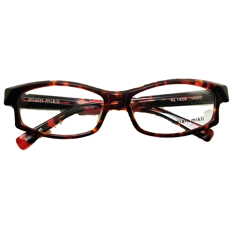 Brand myopia glasses rack Laohua hyperopia rectangular original single -tailed single exit board leopard eyebrow frame