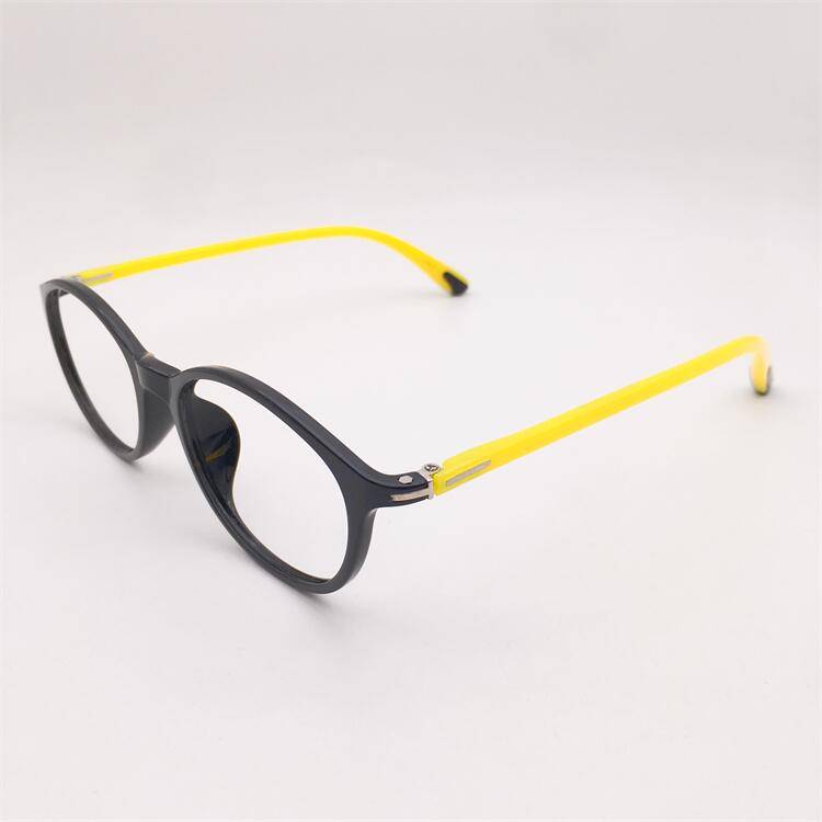 Treasure orphan original single black ultra -light anti -fall TR90 flexible full box small round frame adult student children