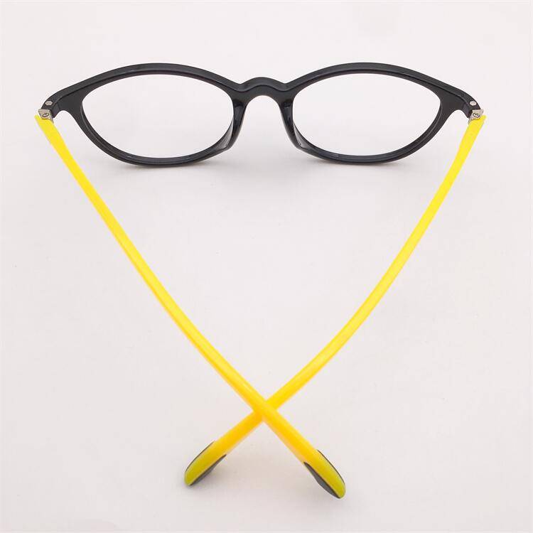 Treasure orphan original single black ultra -light anti -fall TR90 flexible full box small round frame adult student children