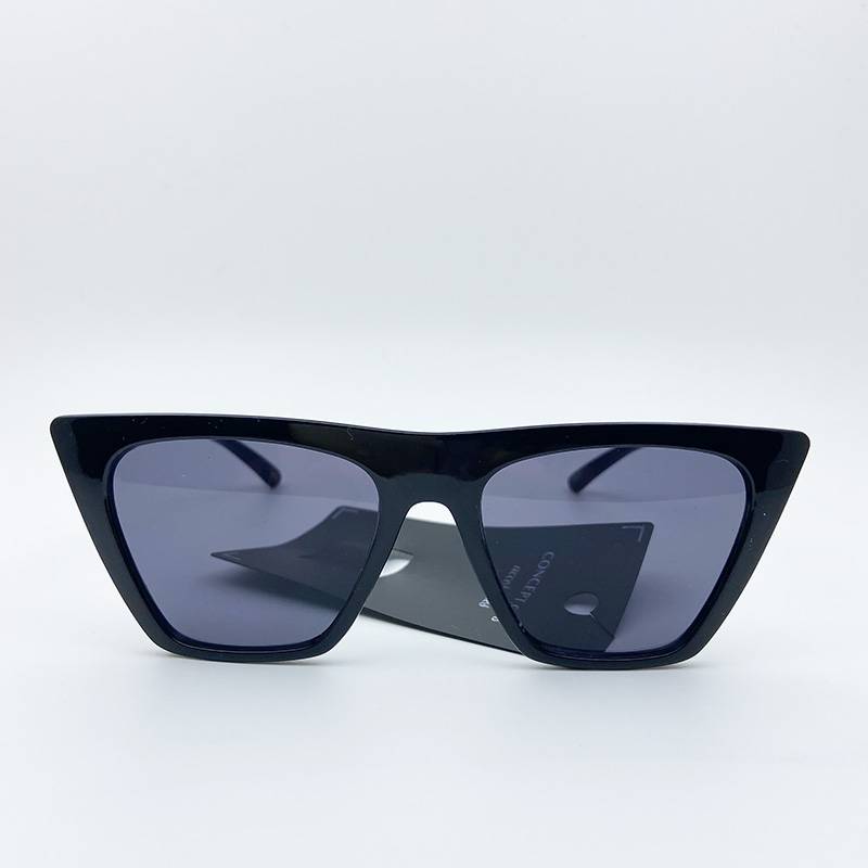 Pure original single men and women black sunglasses fashion personality trendy sunglasses anti -ultraviolet watchmark shading mirrors