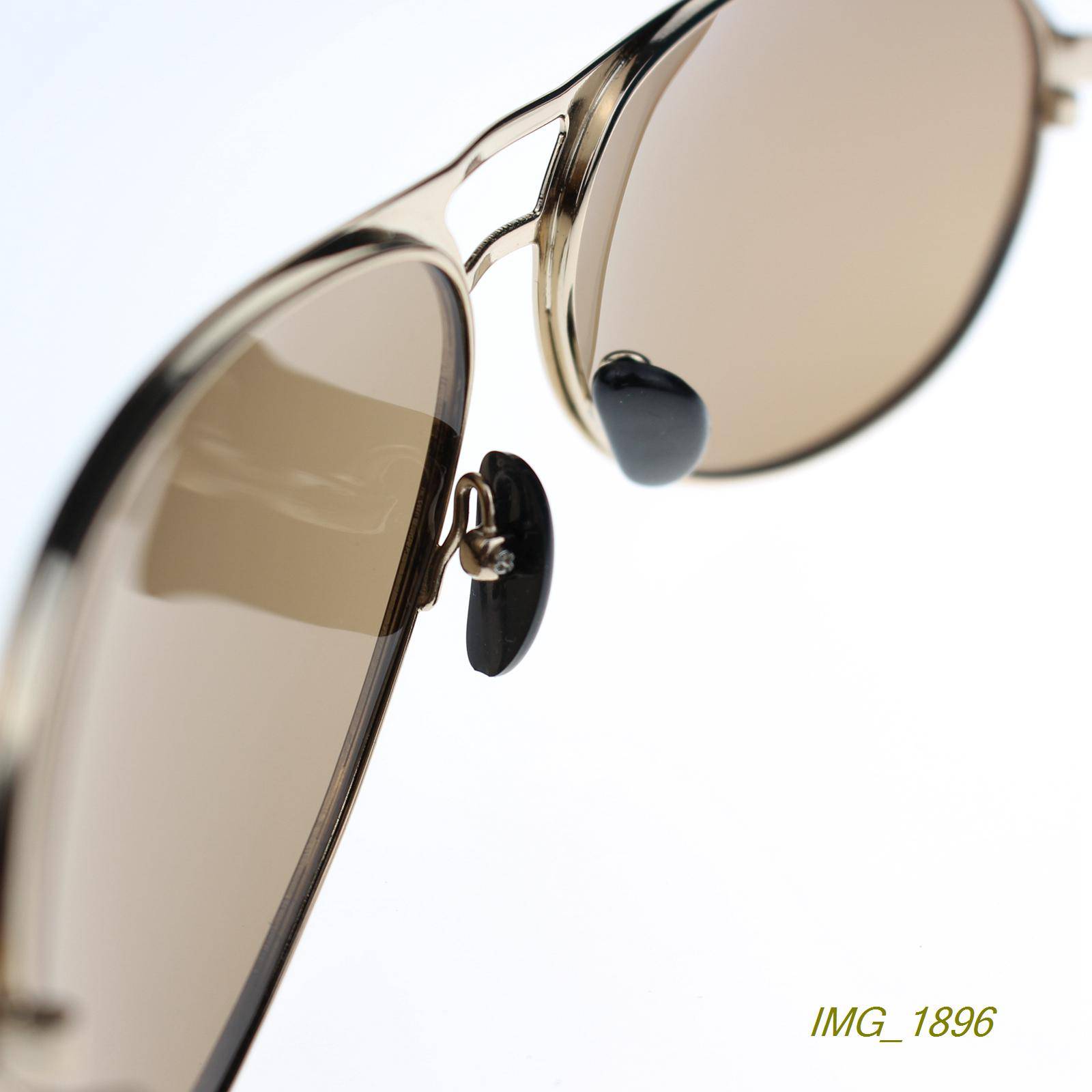 Export single men and women metal double beam high -definition resin lens light sunglasses sunglasses 2 color