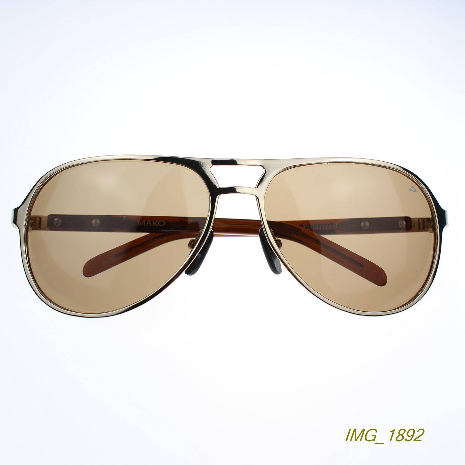 Export single men and women metal double beam high -definition resin lens light sunglasses sunglasses 2 color