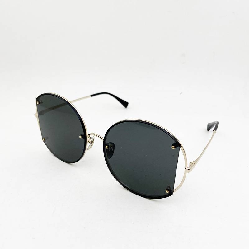 Export hollow box sunglasses anti -ultraviolet tide fashion brand sunglasses outdoor tourism