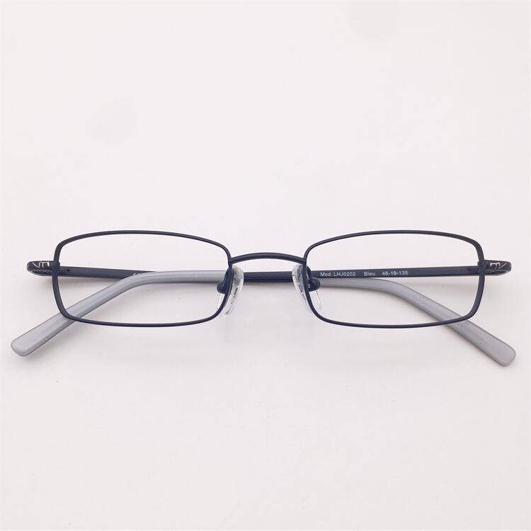 Treasured orphan original single red blue alloy full -frame small square frame spring mirror leg literary temperament glasses shelf female
