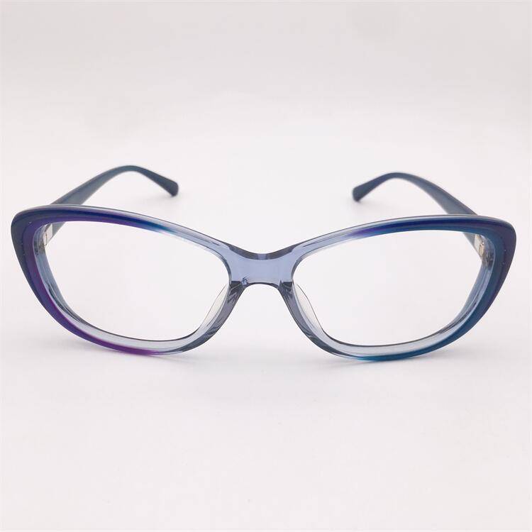 Treasure Orphan Original Single Blue Poly -colored Board Butterfly Frame Literature and Artistic Personalized Spring Mirror Leg Glasses Shelf Girl