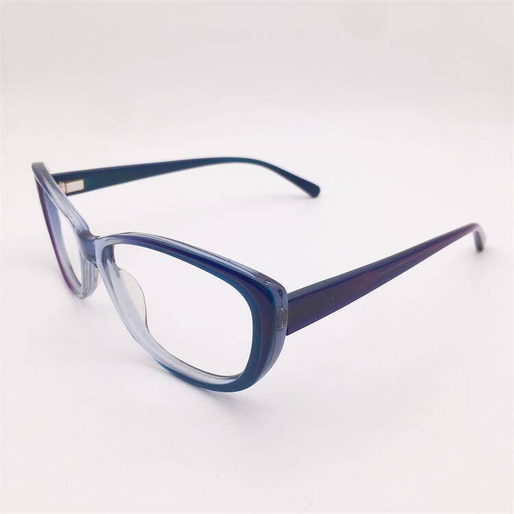 Treasure Orphan Original Single Blue Poly -colored Board Butterfly Frame Literature and Artistic Personalized Spring Mirror Leg Glasses Shelf Girl