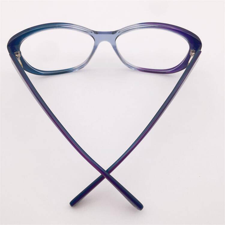 Treasure Orphan Original Single Blue Poly -colored Board Butterfly Frame Literature and Artistic Personalized Spring Mirror Leg Glasses Shelf Girl