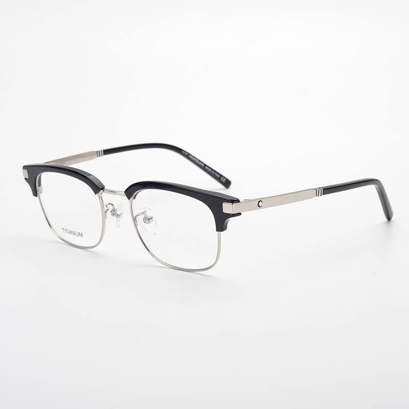 Original simple titanium glasses rack mb686 imported board business casual men's and women's flat vision myopia framework