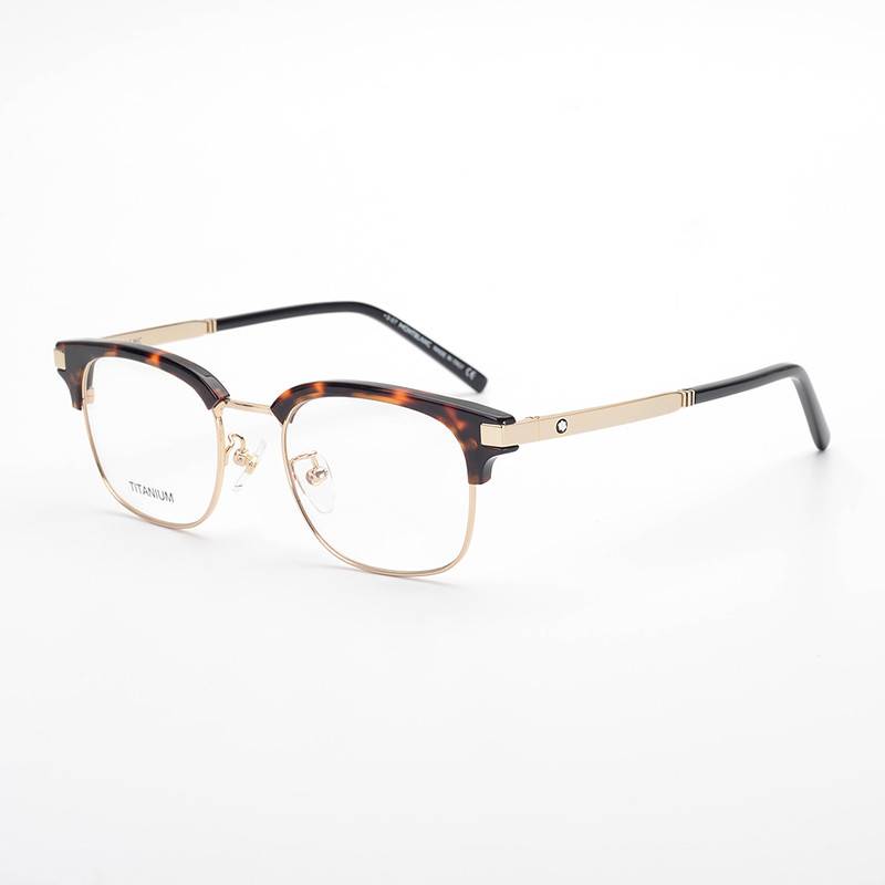 Original simple titanium glasses rack mb686 imported board business casual men's and women's flat vision myopia framework