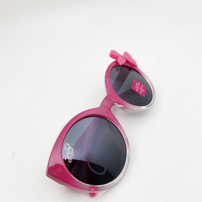 Original single children's shape gradient box sunglasses fashion personality girl sunglasses care eyes shade mirror UV400