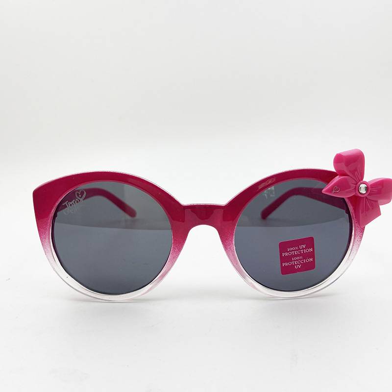 Original single children's shape gradient box sunglasses fashion personality girl sunglasses care eyes shade mirror UV400