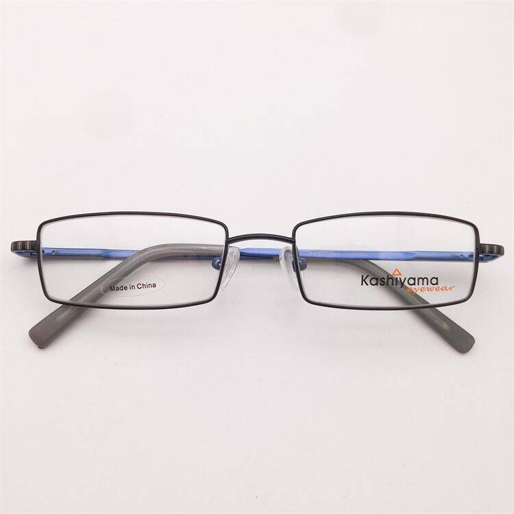 Original single Japanese order black and blue titanium full frame spring mirror leg literary temperament business glasses frame