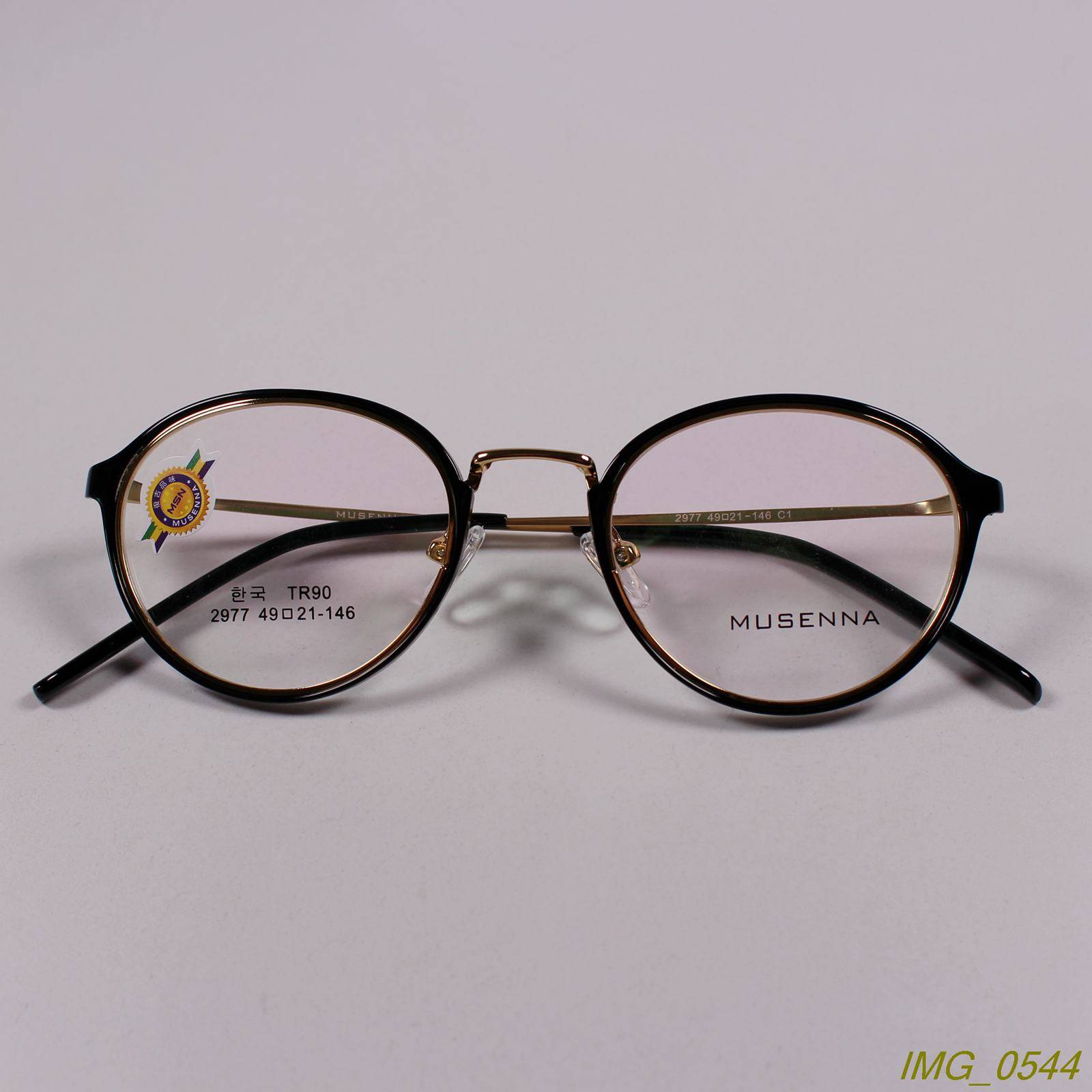 New cargo metal+TR90 fashion retro myopia glasses frame optical glasses rack 5 color 2977