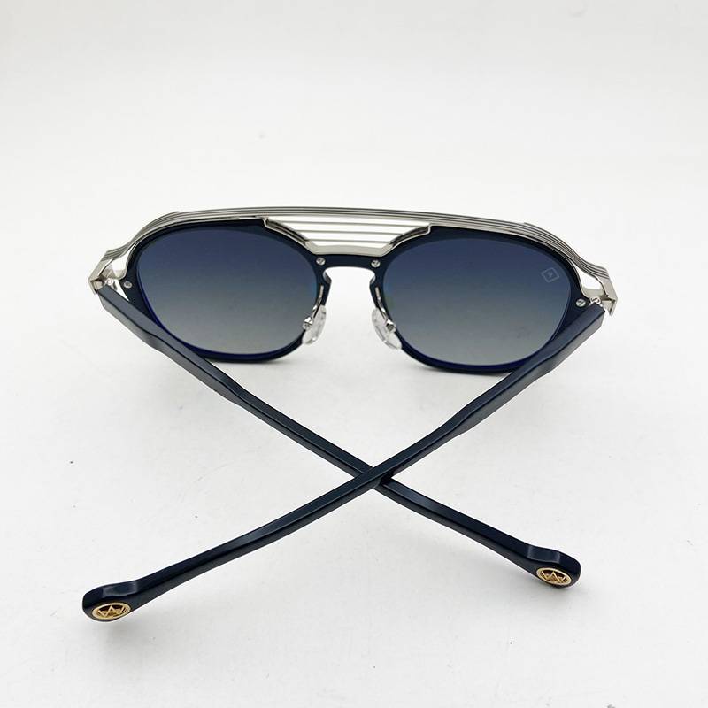 Original single men's polarized double beam sunglasses fashion personality sunglasses anti -ultraviolet driving eyes shading mirror