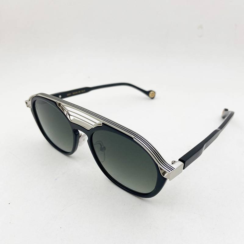 Original single men's polarized double beam sunglasses fashion personality sunglasses anti -ultraviolet driving eyes shading mirror