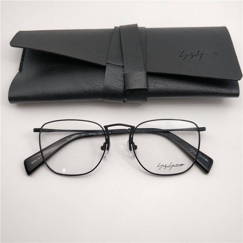Genuine Yamamoto Yamamoto Glasses Personality Trend, Japanese retro square myopia glasses box men's mirror frame yy3006