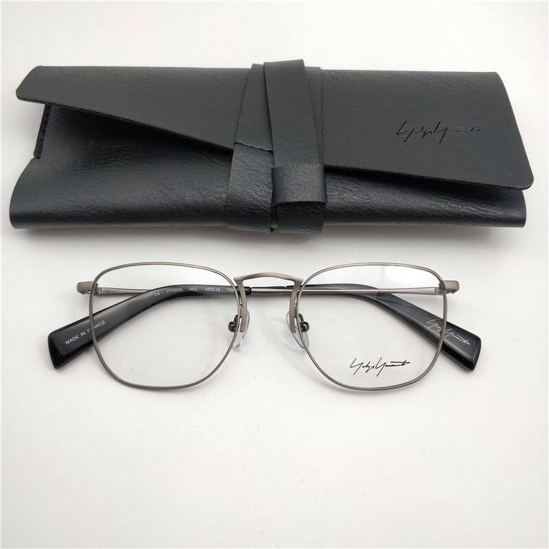 Genuine Yamamoto Yamamoto Glasses Personality Trend, Japanese retro square myopia glasses box men's mirror frame yy3006