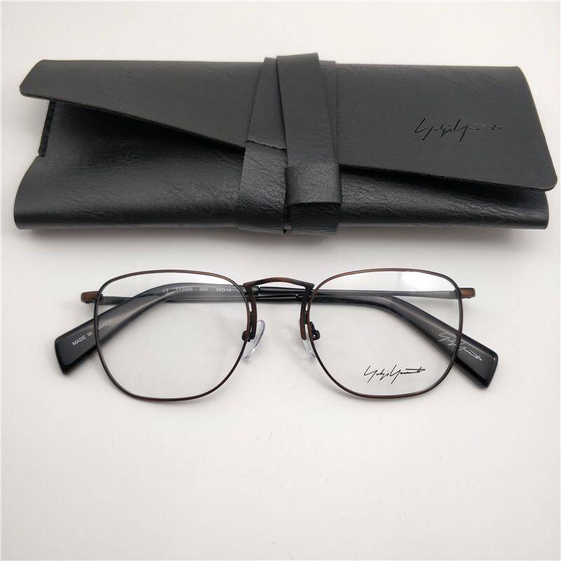 Genuine Yamamoto Yamamoto Glasses Personality Trend, Japanese retro square myopia glasses box men's mirror frame yy3006