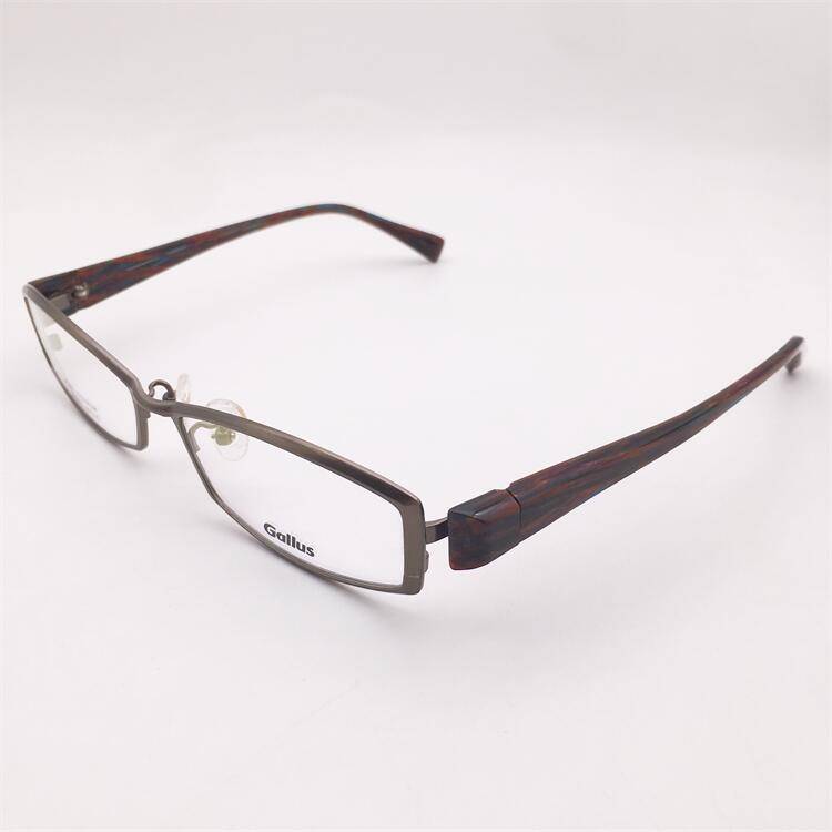 Treasured orphan original single -gun color ultra -light pure titanium full -frame all -frame mirror legged literary temperament glasses rack