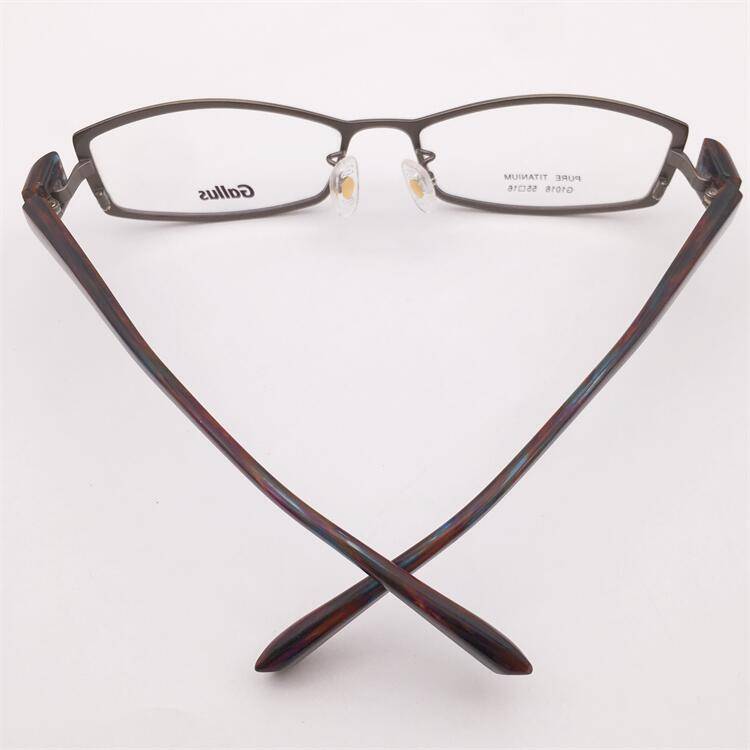 Treasured orphan original single -gun color ultra -light pure titanium full -frame all -frame mirror legged literary temperament glasses rack