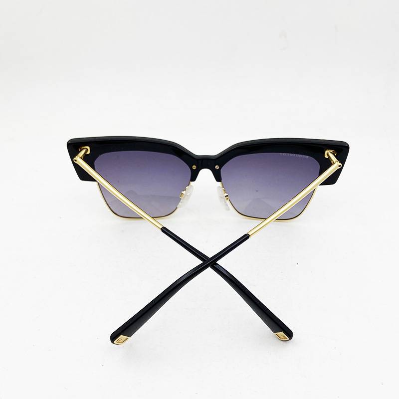 Export order men's half -frame UV -proof UV -proof sunglasses Fashion personality trendy shading mirror outdoor travel shading
