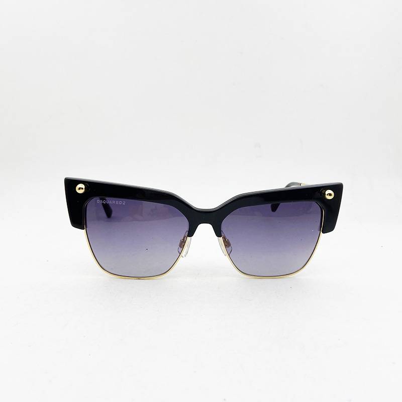Export order men's half -frame UV -proof UV -proof sunglasses Fashion personality trendy shading mirror outdoor travel shading