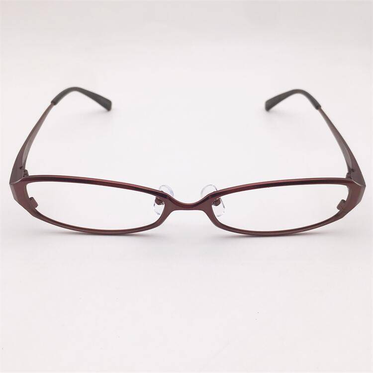 Treasured orphan original single coffee color ultra -light pure titanium full box small round frame literary temperament personality glasses shelf female