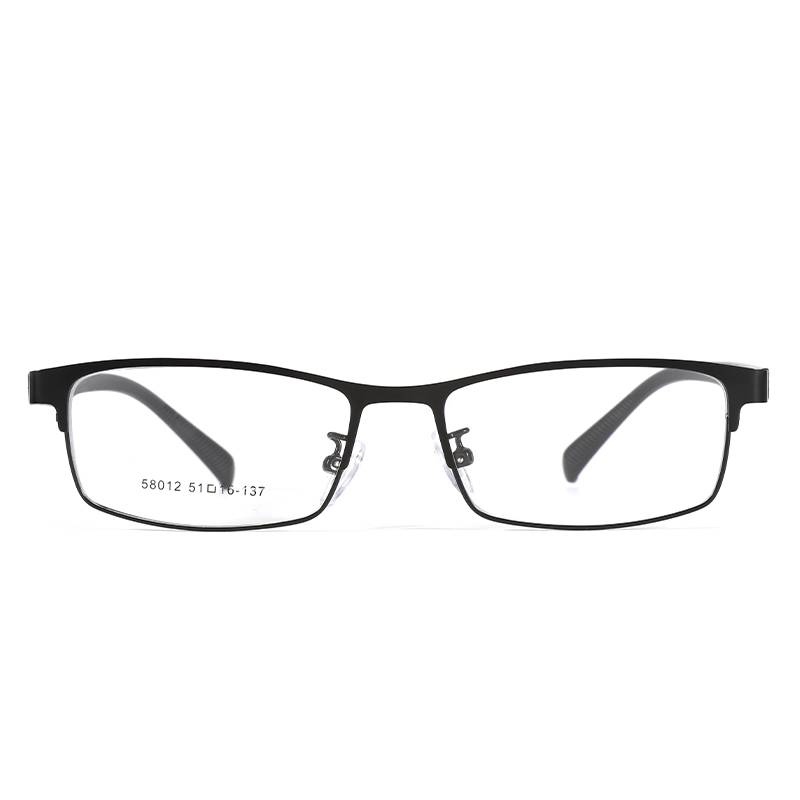 Myopia glasses men are suitable for small faces, small frames, black frame men's models can change color change super light blue light radiation mirror frame