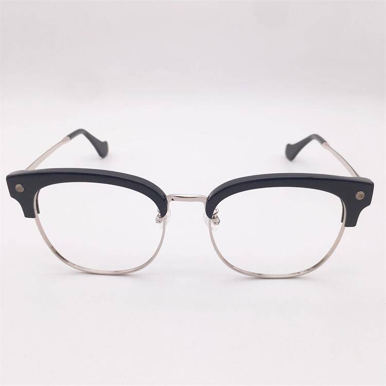 Treasured orphan original single black board eyebrow frame full -frame large round frame personality versatile glasses frame men and women