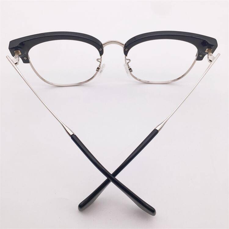 Treasured orphan original single black board eyebrow frame full -frame large round frame personality versatile glasses frame men and women