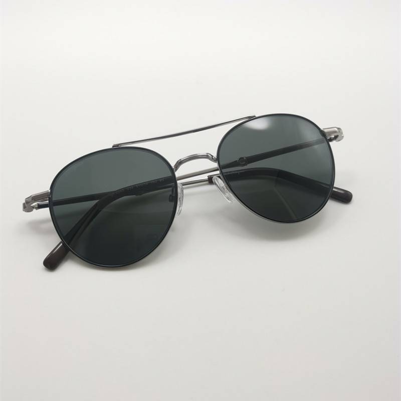 Ferragamo Ferragmu men's and women's sunglasses retro double beam round sunglasses SF224S