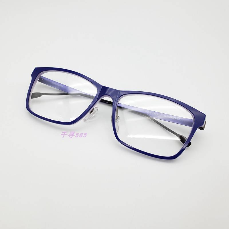71 size European and American cargo titanium shelf blue no screw Nordic -style myopia glasses rack
