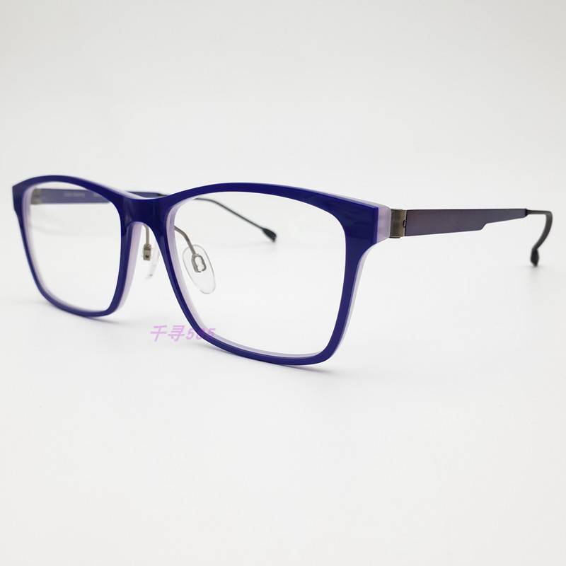 71 size European and American cargo titanium shelf blue no screw Nordic -style myopia glasses rack