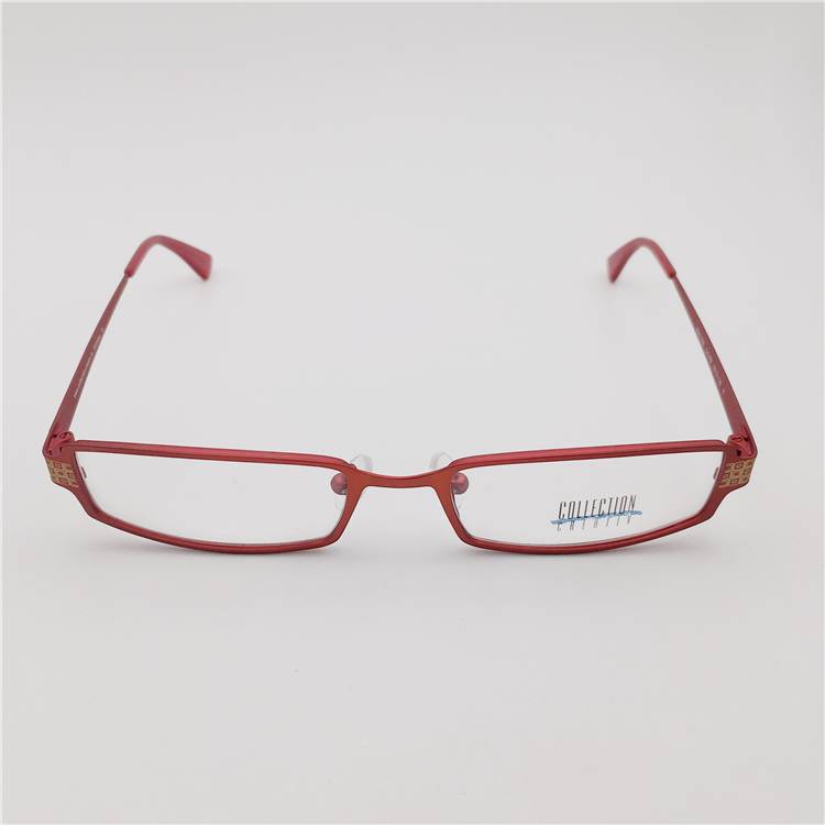 Original single titanium red purple carved decorative frame full -frame all -box myopia literary versatile glasses shelf female