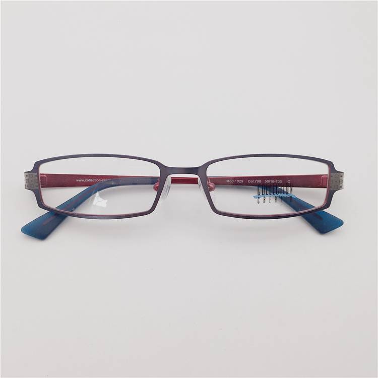 Original single titanium red purple carved decorative frame full -frame all -box myopia literary versatile glasses shelf female