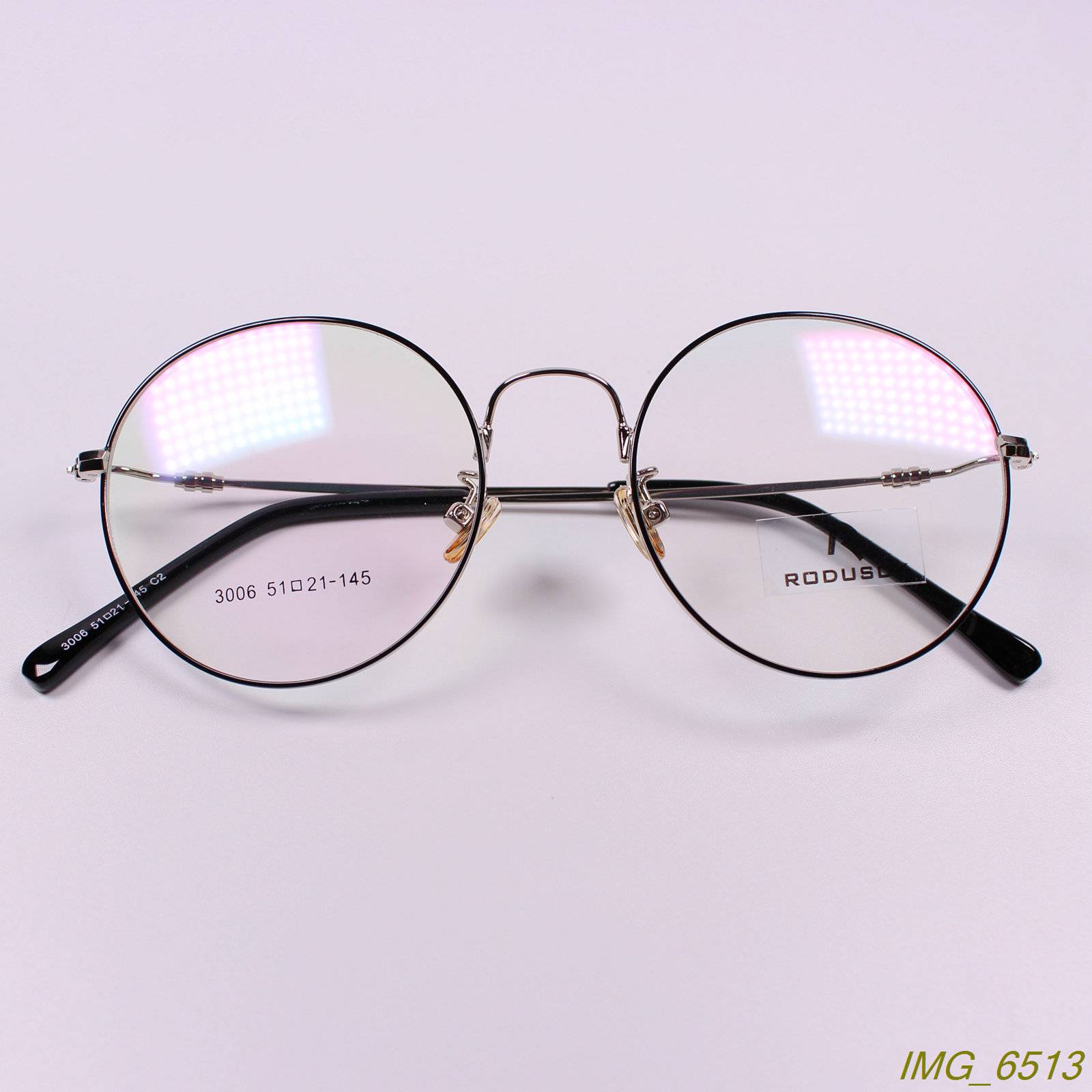 Ultra -Light retro box metal myopia glasses rack fashion men's and female literary optical glasses frame 5 color 3006