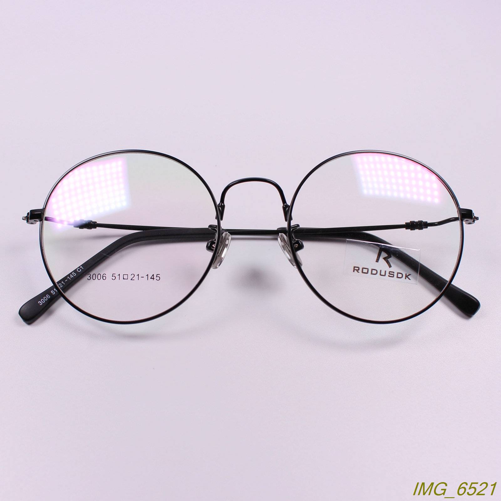 Ultra -Light retro box metal myopia glasses rack fashion men's and female literary optical glasses frame 5 color 3006