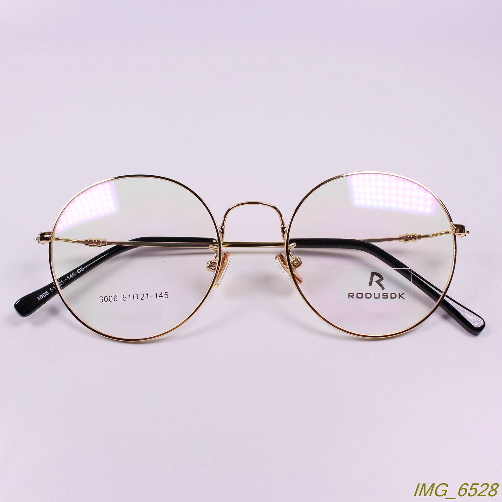 Ultra -Light retro box metal myopia glasses rack fashion men's and female literary optical glasses frame 5 color 3006