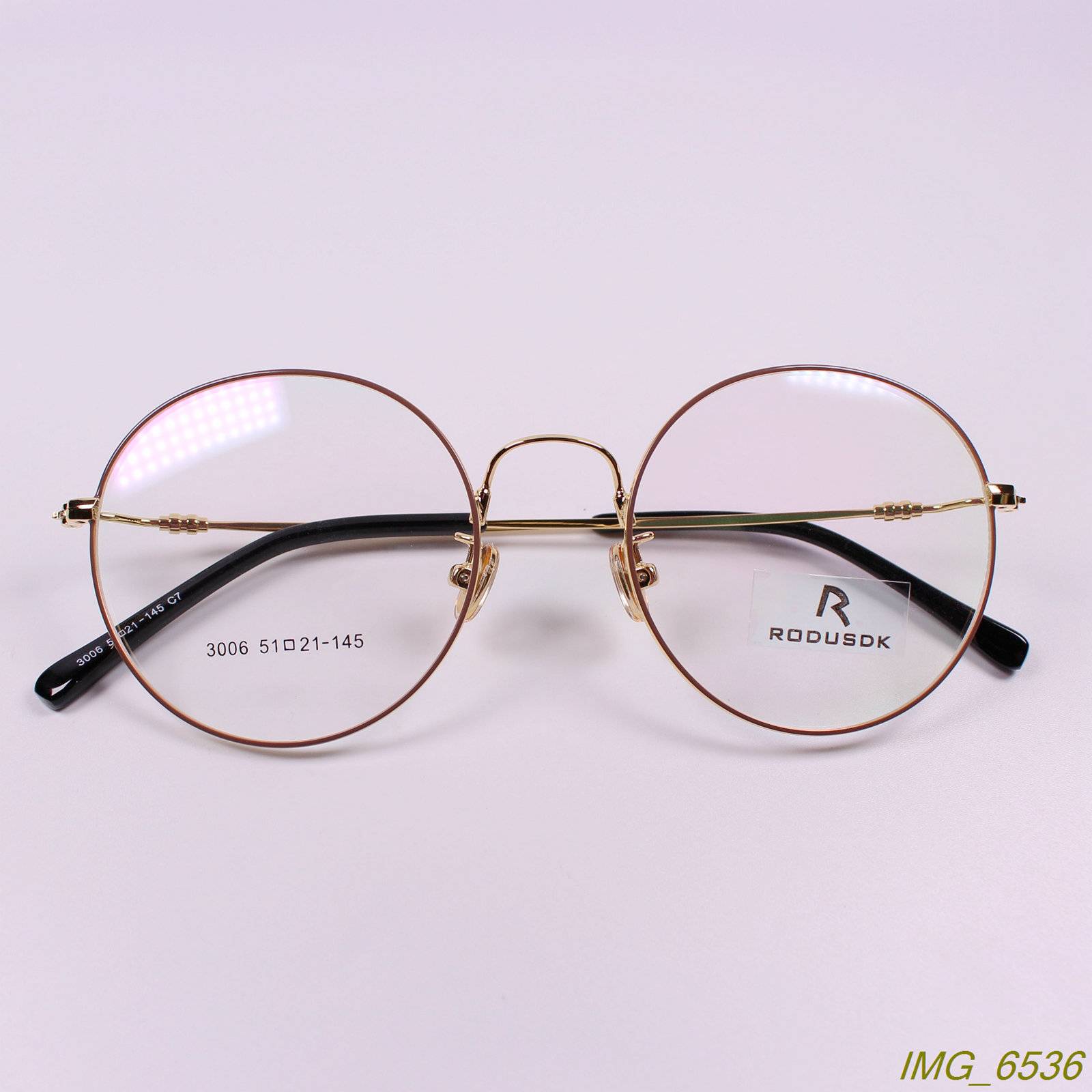 Ultra -Light retro box metal myopia glasses rack fashion men's and female literary optical glasses frame 5 color 3006
